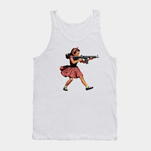 The Little Girl and a Gun Tank Top